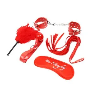 BE NAUGHTY BONDAGE PLAY BDSM KIT BDSM-023